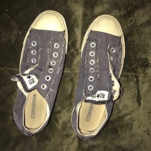 Slip on dark gray Converse